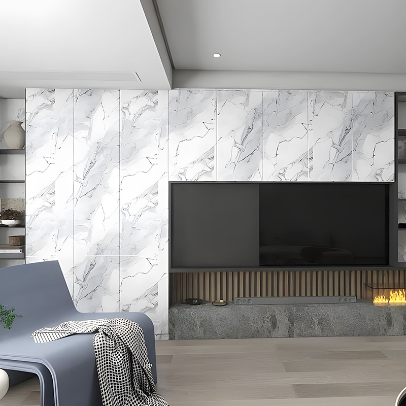 Zlacený oblak Rock Apartment Background Wall Decoration PET Transfer Film